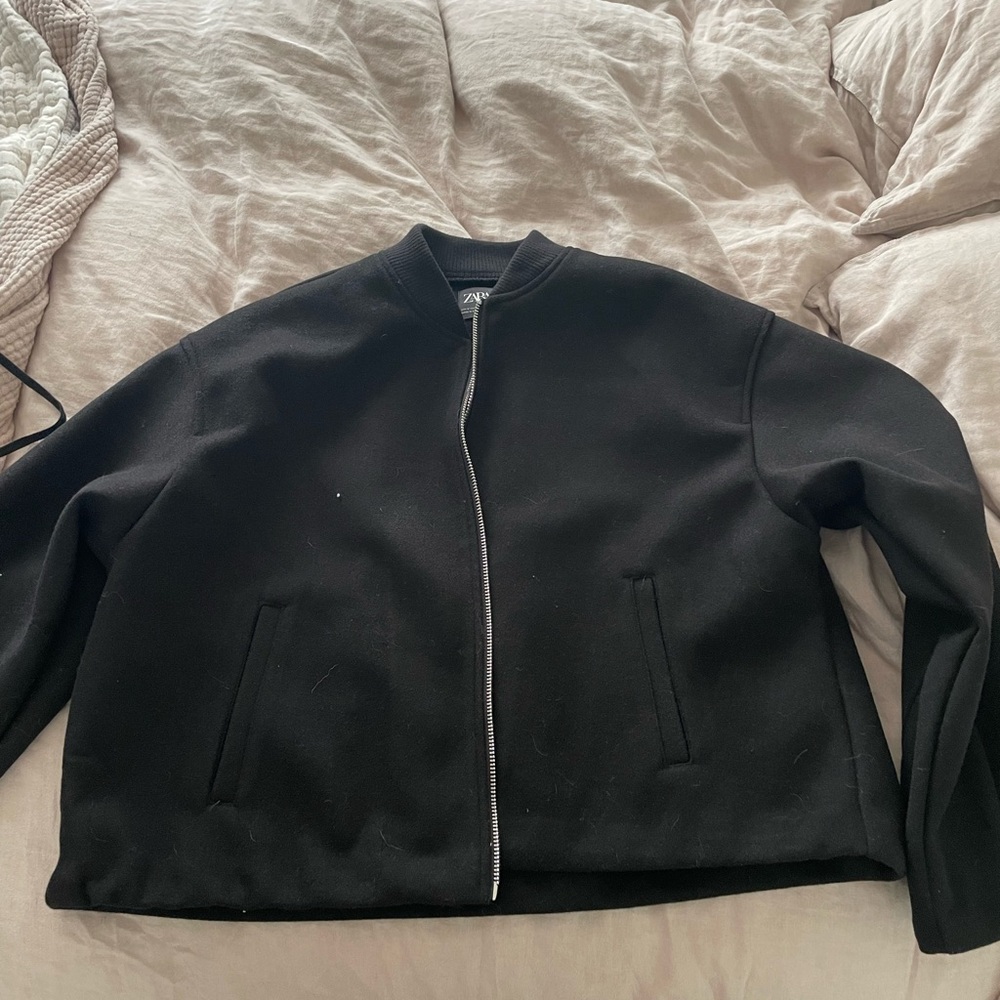 Zara black jacket medium